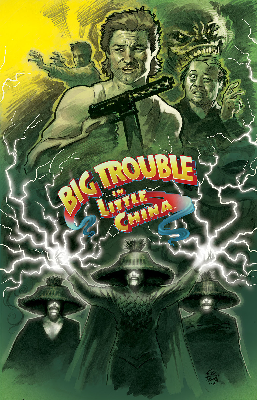BIG TROUBLE IN LITTLE CHINA #4 Cover A by Eric Powell