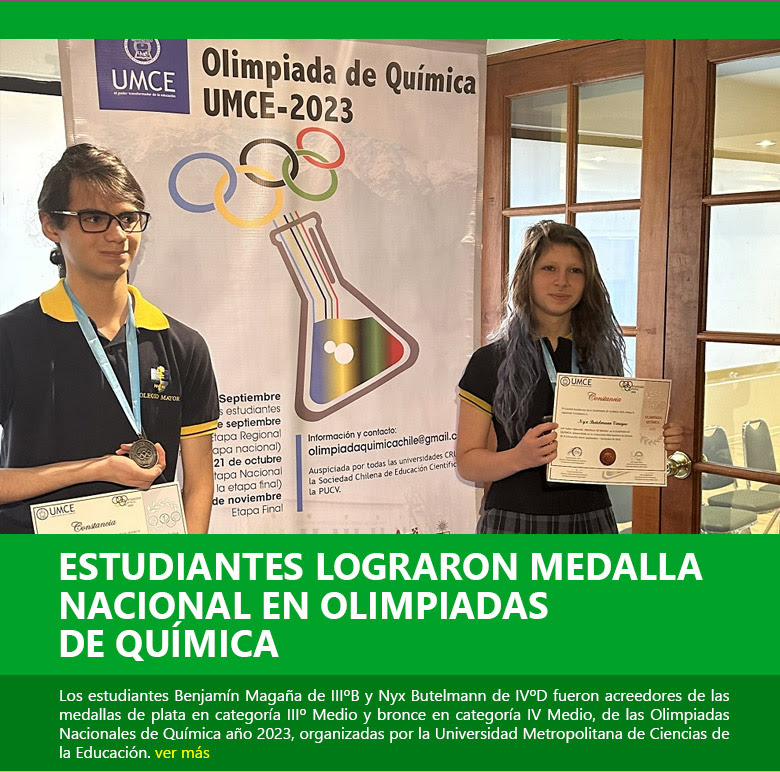 Estudiantes lograron medalla Nacional en Olimpiadas de Química