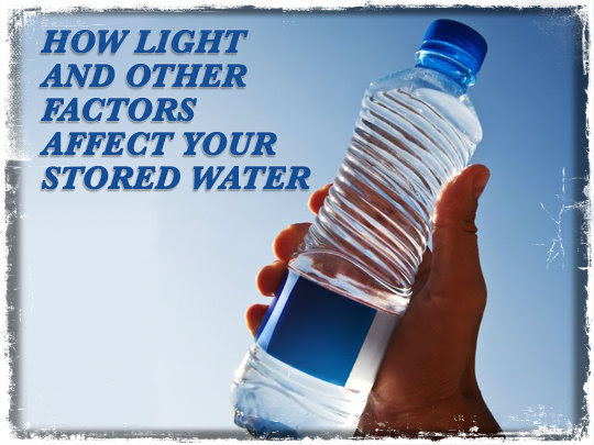 How Light and Other Factors Affect Your Stored Water