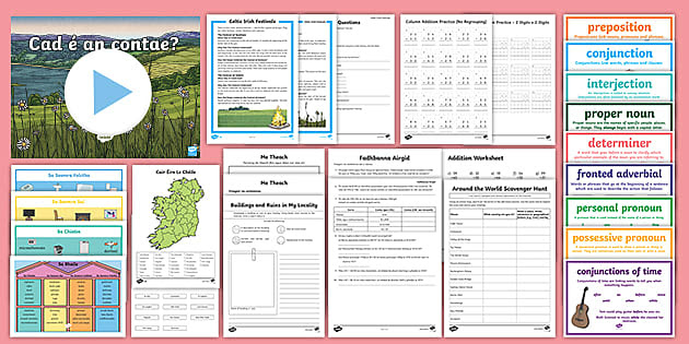 * NEW * Gaelscoileanna Third - Sixth Class Week 1a
