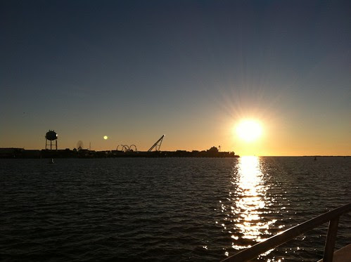Photo of Sunrise over Ocean City Inlet