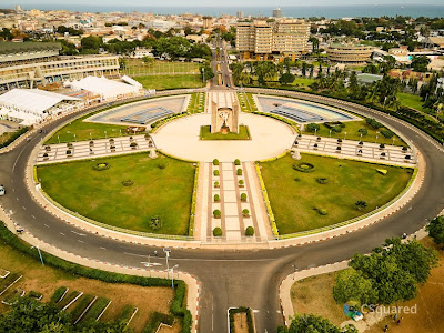 Main square (Place de l'Independance), Lome, Togo