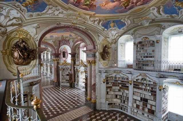 This is probably the Most Beautiful Library in the World...    The World's Largest Monastic Library  The Admont Abbey in Admont, Austria contains the world's largest monastic library, as well as the largest scientific collect 2ed1af83-fcb1-4a4b-a648-98e6792ed2eb