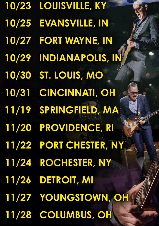 Joe's Playing at a Venue Near You - See Where Here!