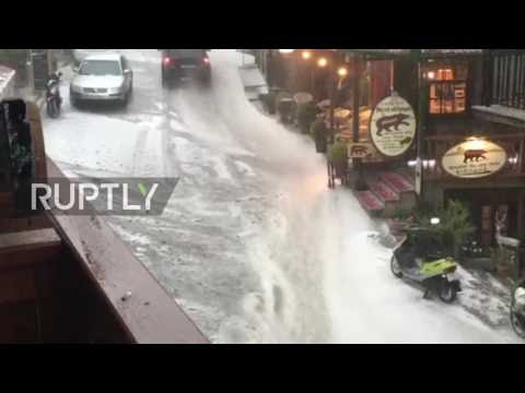 Greece: Thunderstorms and heavy rain cause chaos in Metsovo  Hqdefault