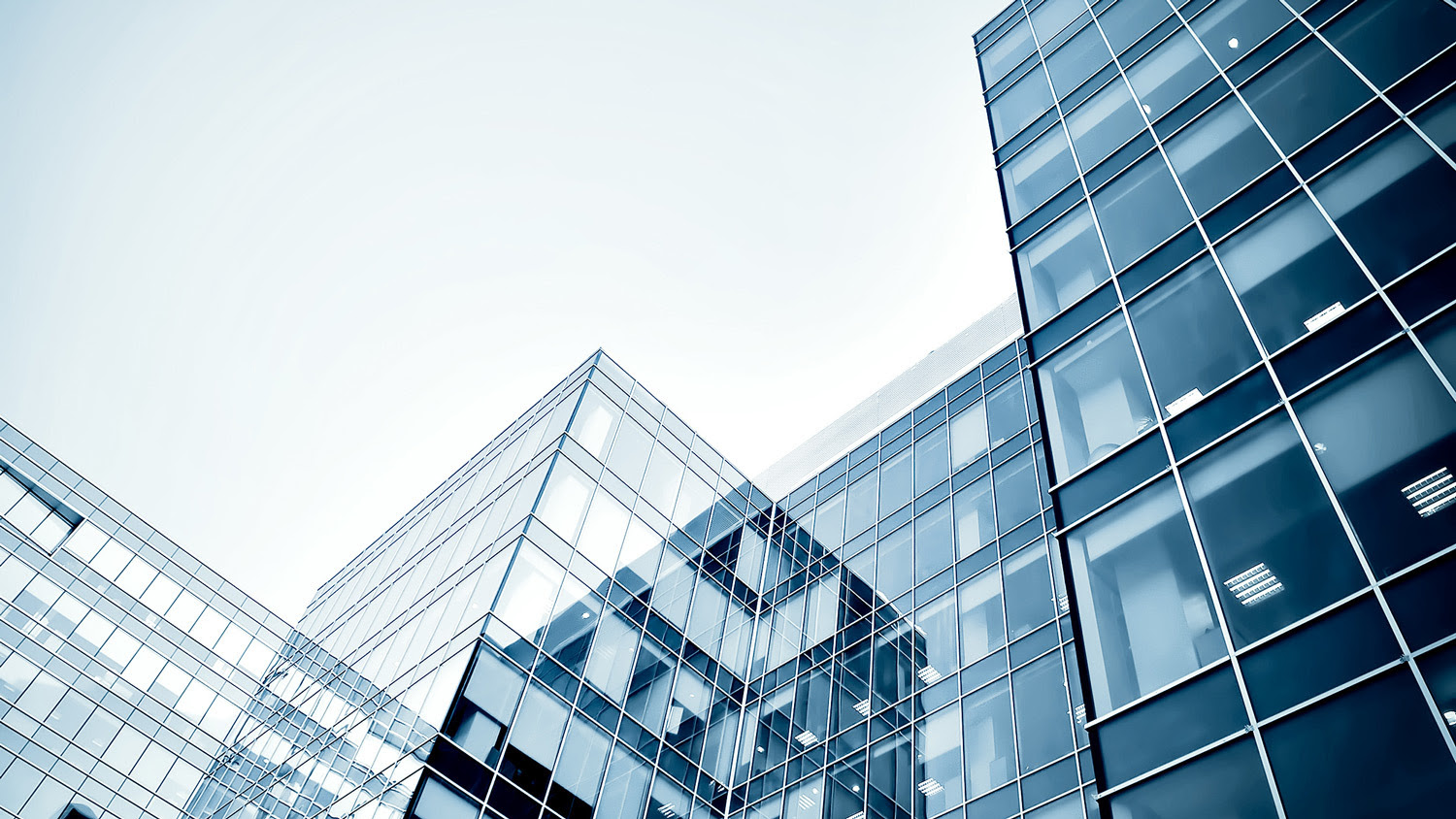 A glass-fronted high-rise building