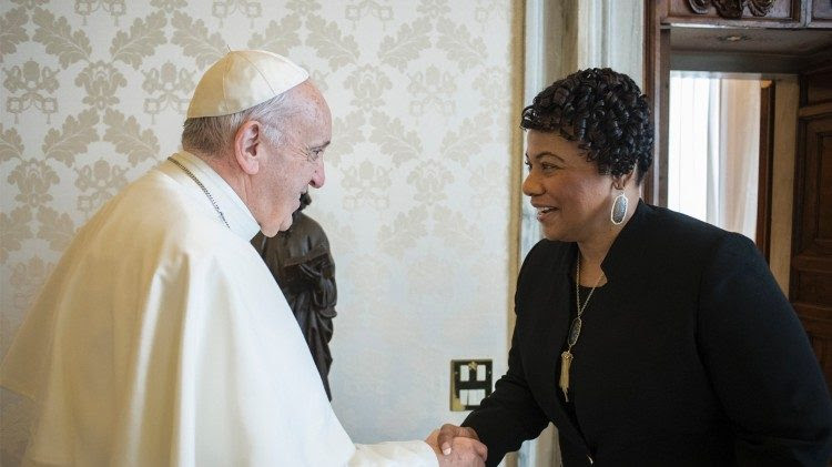  Udienza del Papa alla Signora Bernice Albertine King - 2018