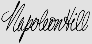 Napoleon Hill Signature