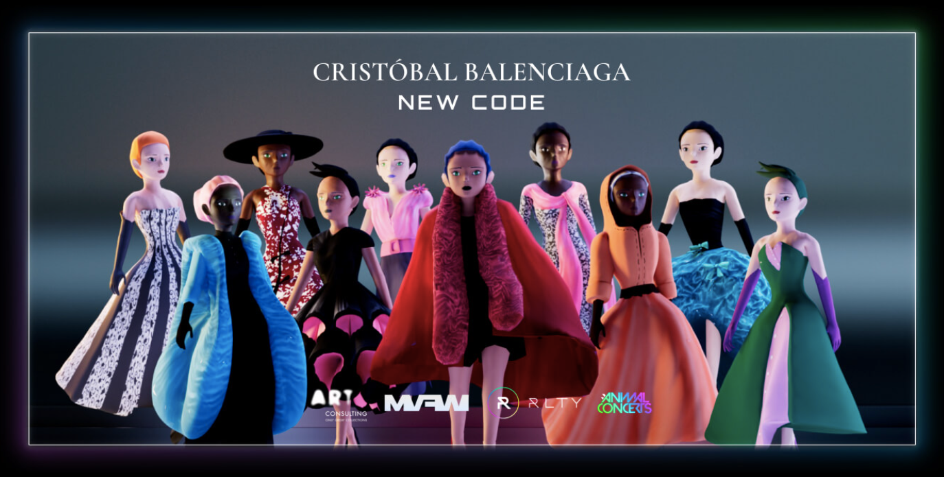 Decentraland Balenciaga metaverso MVFW 2023