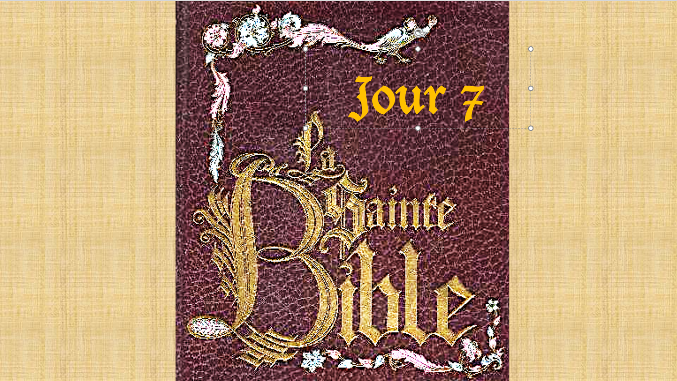 15 minutes par jour offertes au SEIGNEUR pour LIRE L'INTEGRALITE DE LA BIBLE en 365 jours. 172695-jour-7