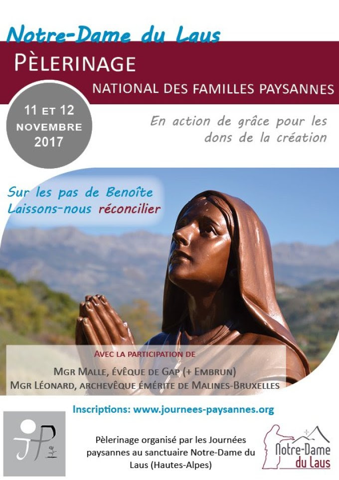 Un pèlerinage pour le monde agricole Notre Dame du Laus!! Affiche_pele_ndlaus2017_leg