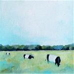 Belted cows in meadow - Posted on Thursday, February 26, 2015 by Claire Whitehead