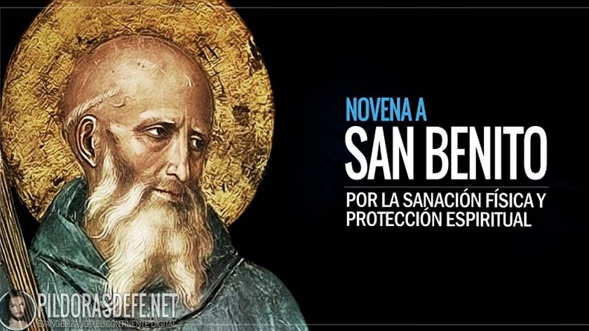 Novena a San Benito por sanación de una enfermedad y protección