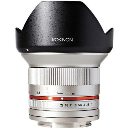 12mm F/2.0 Ultra Wide, Manual Focus Lens for Sony E Mount, Silver