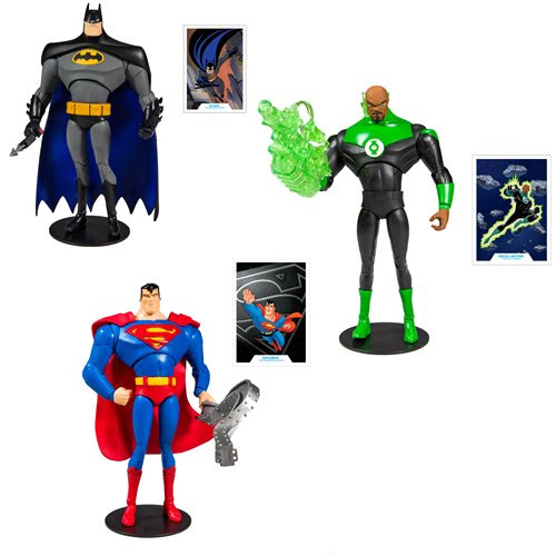 Image of DC Animated 7" Action Figure Wave 1 Set of 3 - JANUARY 2020