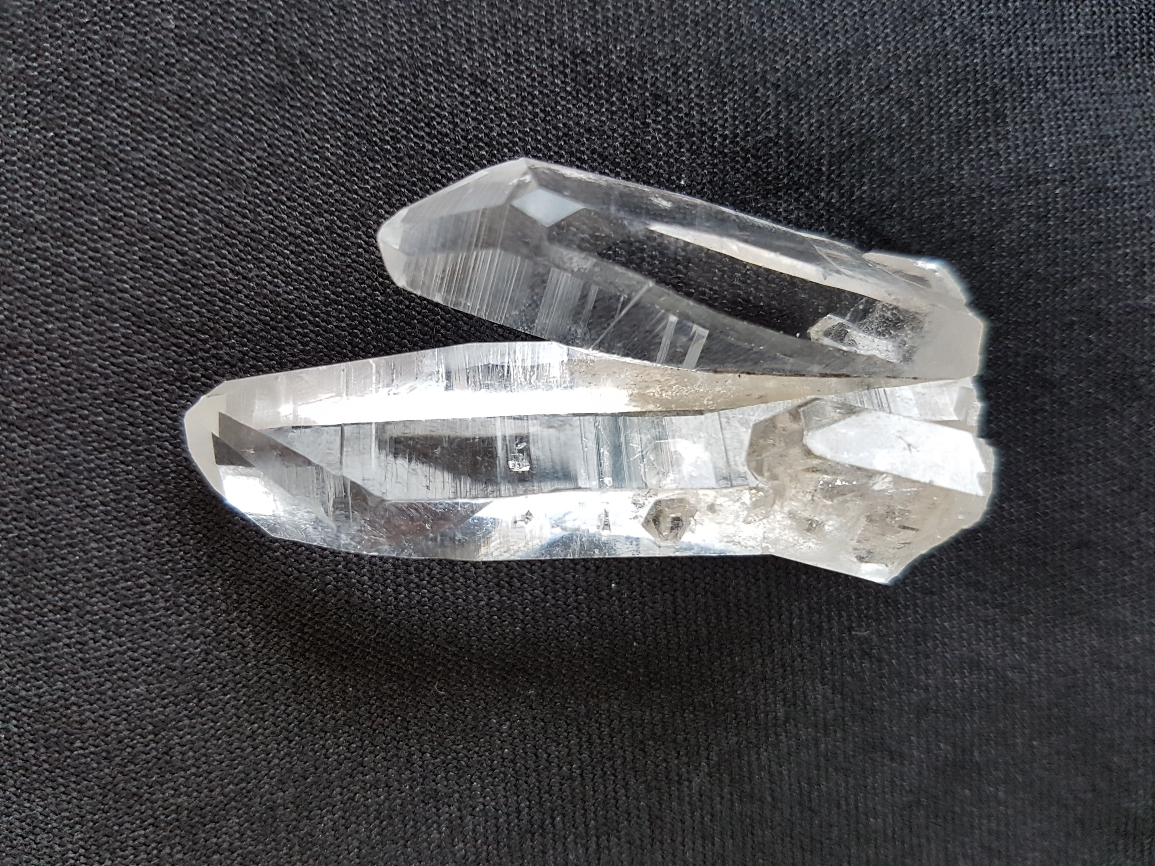 Lemurian quartz crystal