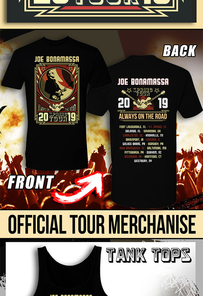 Get the latest deals on Bonamassa merch here!