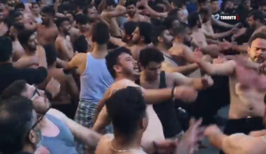 Video: Bare-chested Shi’ite self-flagellation reaches the streets of Toronto
