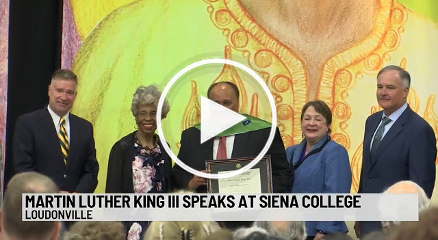 Martin Luther King III featured on Siena speaker with leaders