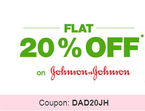 Get Flat 20% off on Entire Johnson & Johnson and Himalaya Herbals Range
