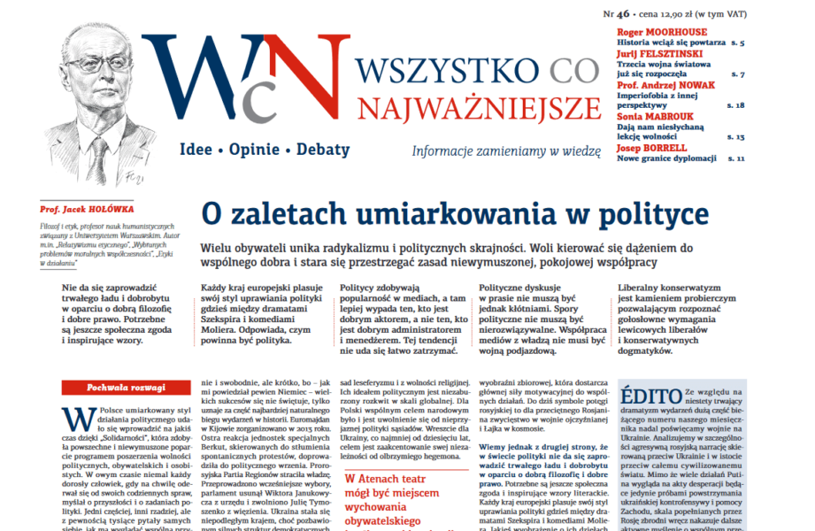 Nr 46 Wszystko co Najważniejsze już jest w EMPIKach, Księgarni Polskiej w Paryżu, a wysyłkowo i w prenumeracie - w Sklepie Idei