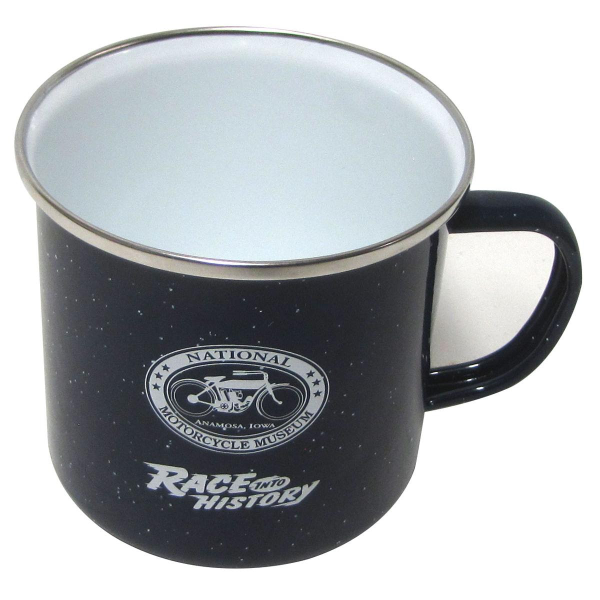 National Motorcycle Museum Retro Granite Navy Campfire Mug