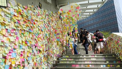 Hong Kong's Sticky-Note Revolution image