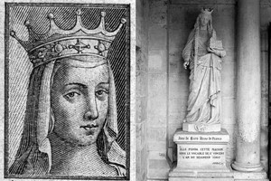 Statue d'Anne de Kiev à l'abbaye Saint-Vincent (c1030_c1075)