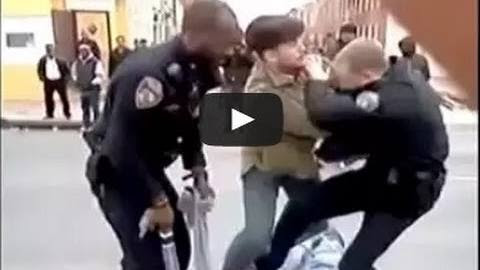 White Man Saves Black Man From Cop Beating - Cops Want Revenge
