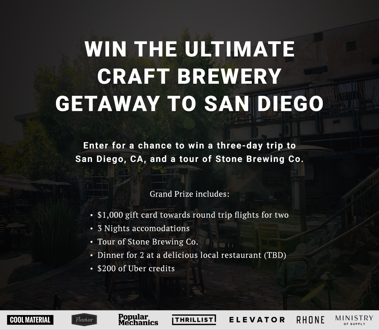 Win The Ultimate Craft Brewery Getaway To San Diego