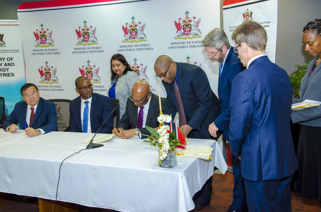 The Government and Shell have finalised an agreement on gas-related issues. Photo courtesy the Ministry of Energy and Energy Industries.