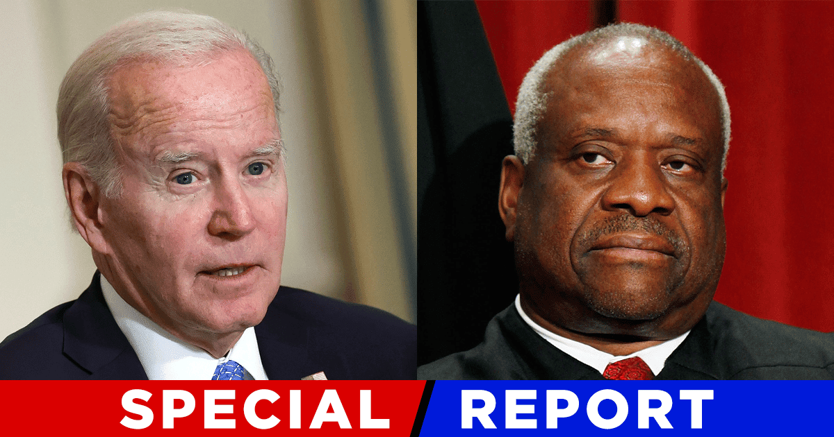 Clarence Thomas Just Went Nuclear - He Gives Biden's DOJ a Deadline They Can't Miss