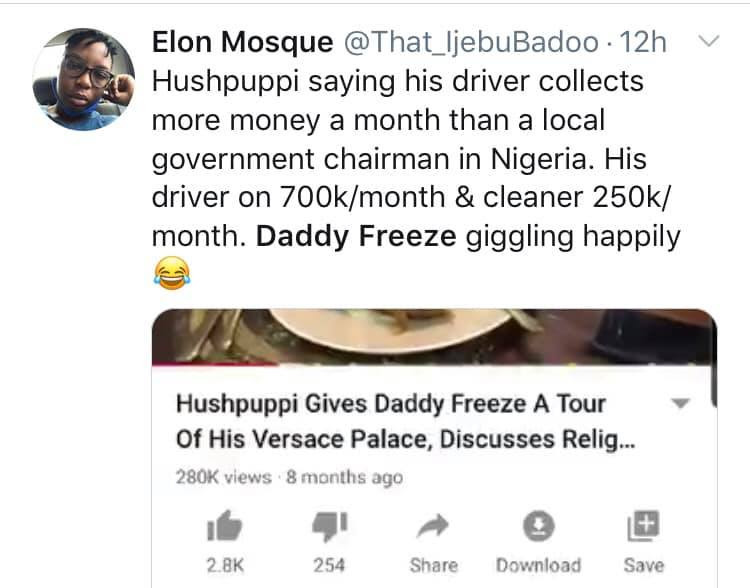 What I will tell you will make you drink Sniper - Daddy Freeze reacts to being called out for dining with Hushpuppi after criticizing Pastors (videos)