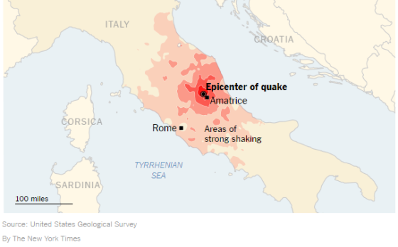 Powerful earthquake in Italy kills more than 150 and shatters towns Italy-eq-b
