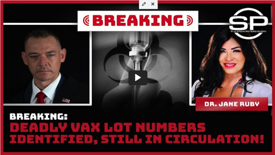 BREAKING: Deadly Vax Lot Numbers IDENTIFIED, Still in Circulation! 1uY3gRQGiT