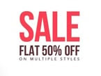 Jabong : Flat 50% off on Mutiple Styles