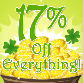 Get Any One Item 25% off with Coupon Code!