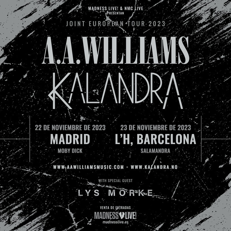 A.A. Williams + Kalandra + Lys Morke
