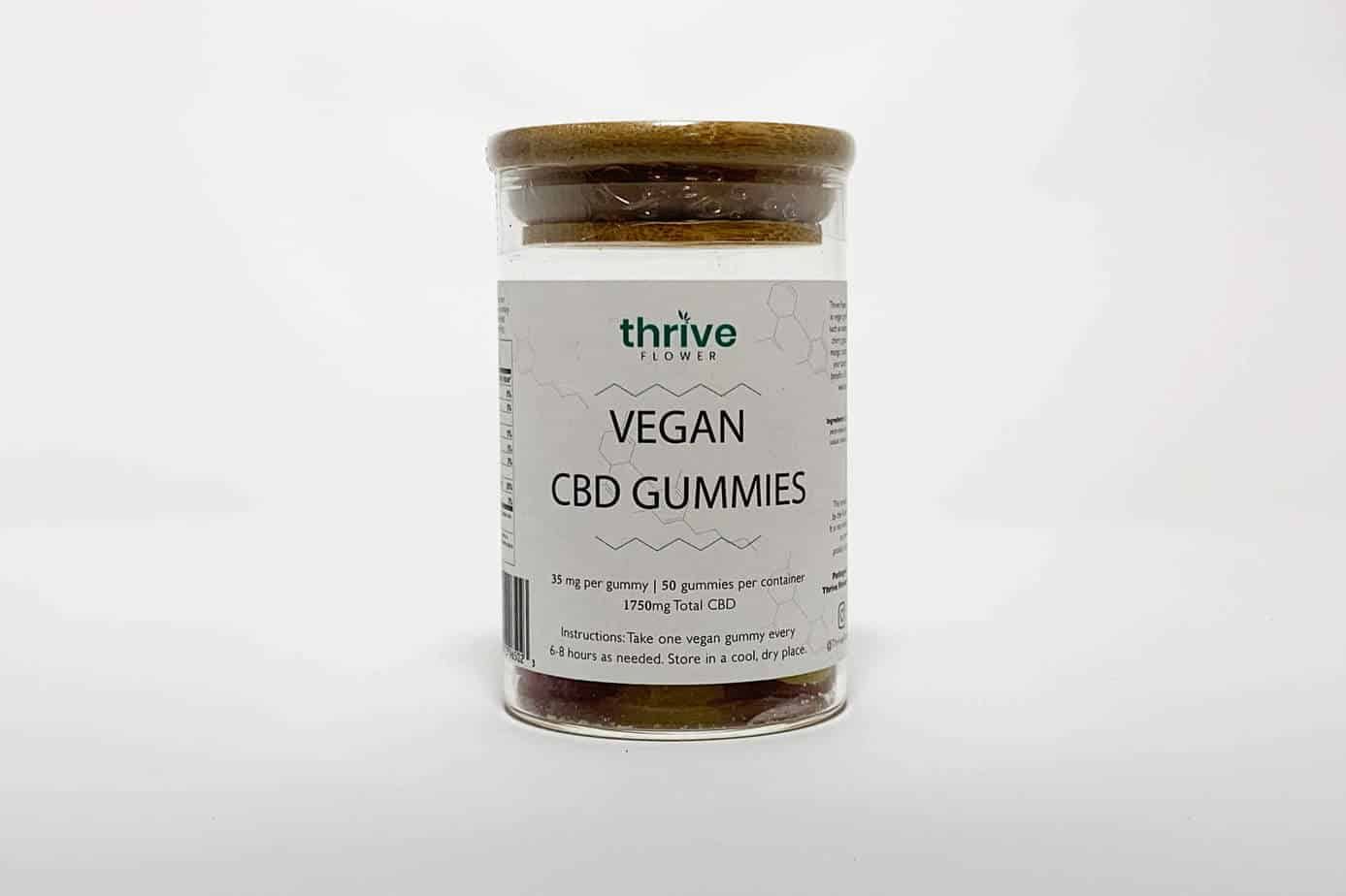 Thrive Flower CBD Vegan Gummy Bears 1750mg Review | Real Tested CBD