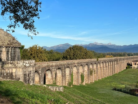 A 19th-century aqueduct outside Lucca, Italy.