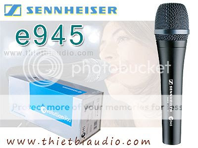 Micro Dây - Micro hát karaoke siêu nhẹ - Mic có dây Sennheiser%20e945