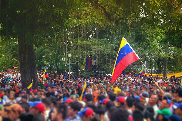 Manifestación el 17 de enero en San Cristóbal, Venezuela. Foto: Valentin Guerrero (CC BY 2.0)