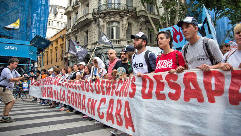 Marcha de la Gorra en Argentina para "levantarse y decir basta" a la violencia policial