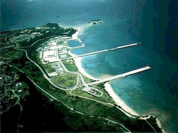 La Base Militar de EEUU de Okinawa.