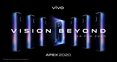Vivo's APEX 2020 Reveals Futuristic Vision Beyond Imagination (PRNewsfoto/Vivo)