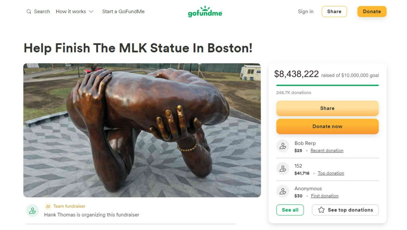 GoFundMe Page Started To Help Complete MLK Statue