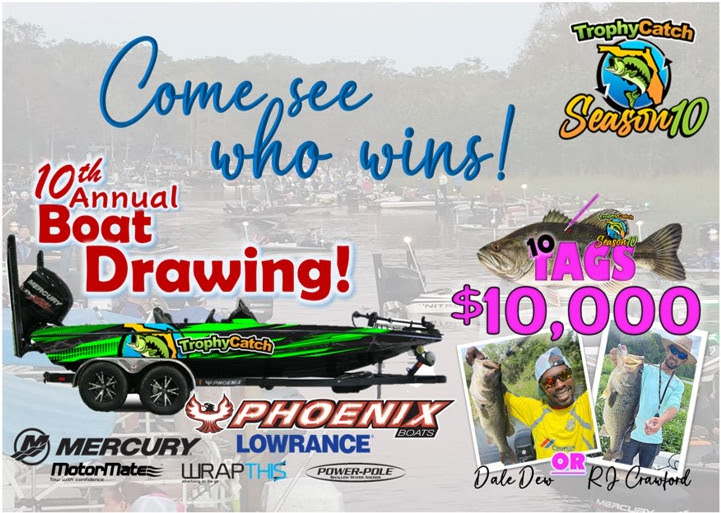 TrophyCatch Season 10 Boat Drawing