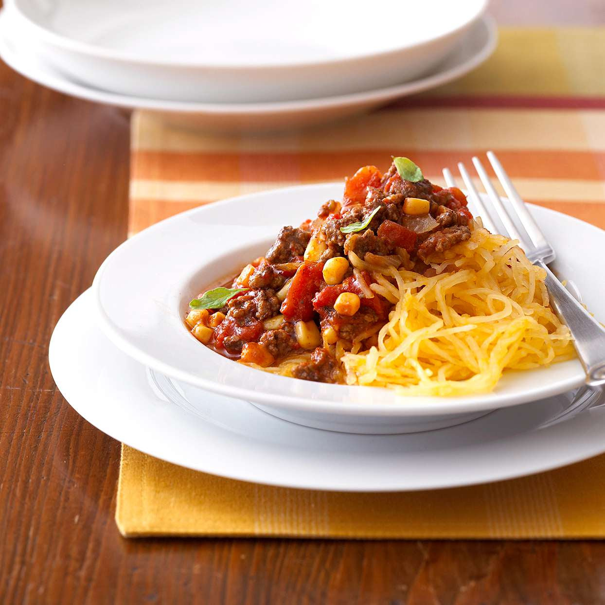 Spaghetti Squash with Chili.