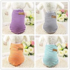 Roupas clássicas para cães Fashion Clothes Costume Stripes Vest