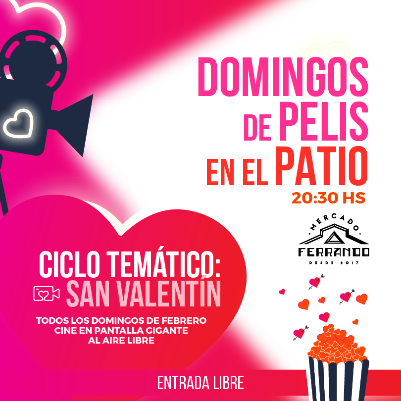 Domingos - 20:30 hs | Noches de cine en el patio 